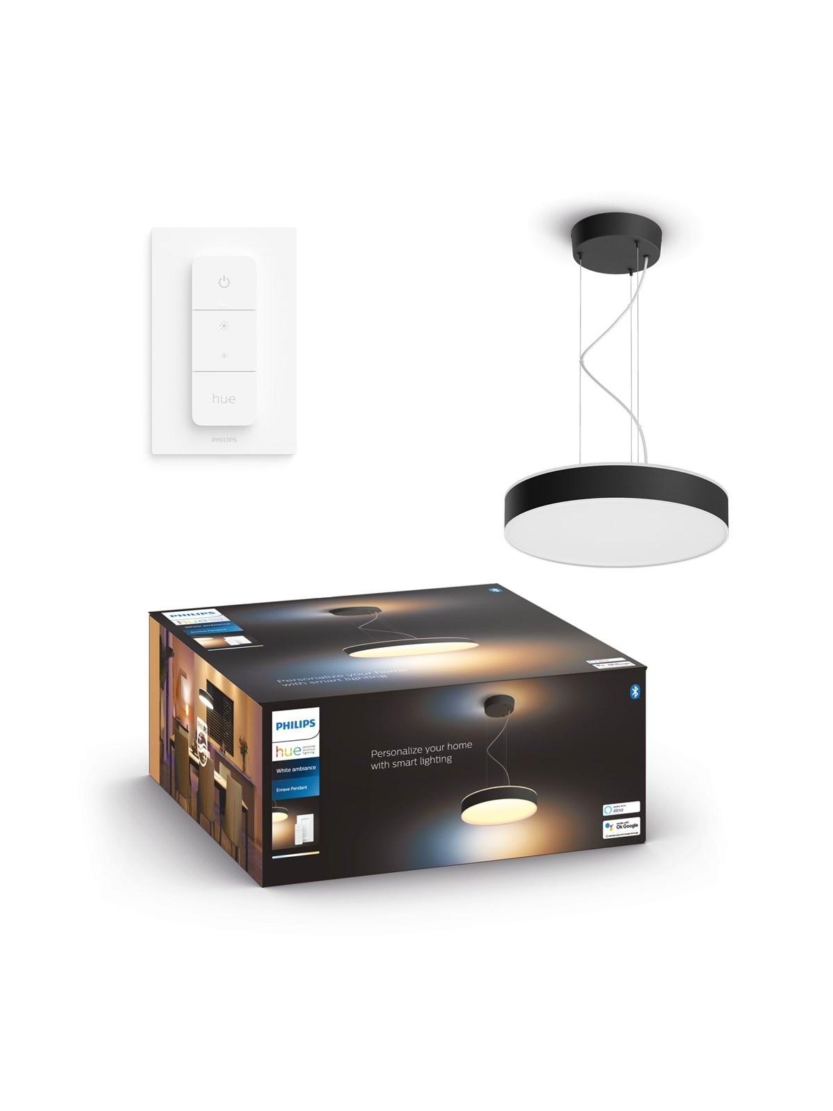 Philips Hue Enrave Pendelleuchte (Schwarz)