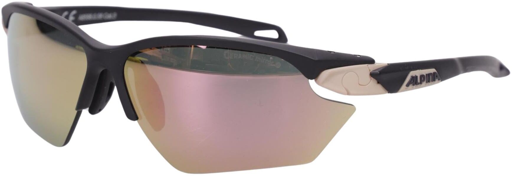 Alpina Damen Sonnenbrille, Schwarz - Second Hand
