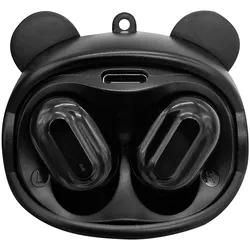 Yello koko TWS Moody Earbuds mit 3 Geek-Aufsätzen (5 h, Kabellos), Kopfhörer, Schwarz