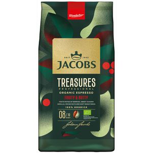 Jacobs Kaffee Professional Tesoro Organic Espresso, BIO, ganze Bohnen, 100% Arabica, 1 kg