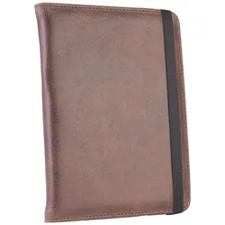 C-Tech PROTECT pouzdro z pravé kůže pro 8" zařízení, RLC-01, hnědé (Onyx Boox Nova Air), eReader Hülle, Braun
