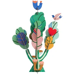 DEKOFIGUR Leuchtender Baum 26.7/60 cm