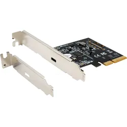 EXSYS EX-12011 - PCIe x4 > 1 x extern USB 3.2 Type C, 20Gbps