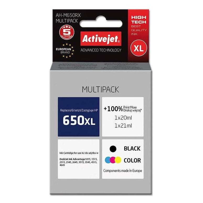 Activejet AH-M650RX  - Tinte auf Farbstoffbasis/Tinte auf Pigmentbasis - Schwa (BK, C, M, Y) (AH-M650RX)
