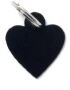 My Family Srl Small Heart Al Black