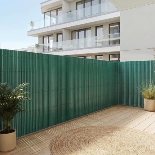 neu.haus Flexibel tuinscherm PVC groen 90 x 300 cm