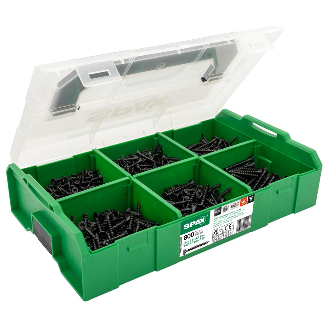 SPAX® L-BOXX Mini BLAX Holzbauschrauben-Sortiment 5000009162029