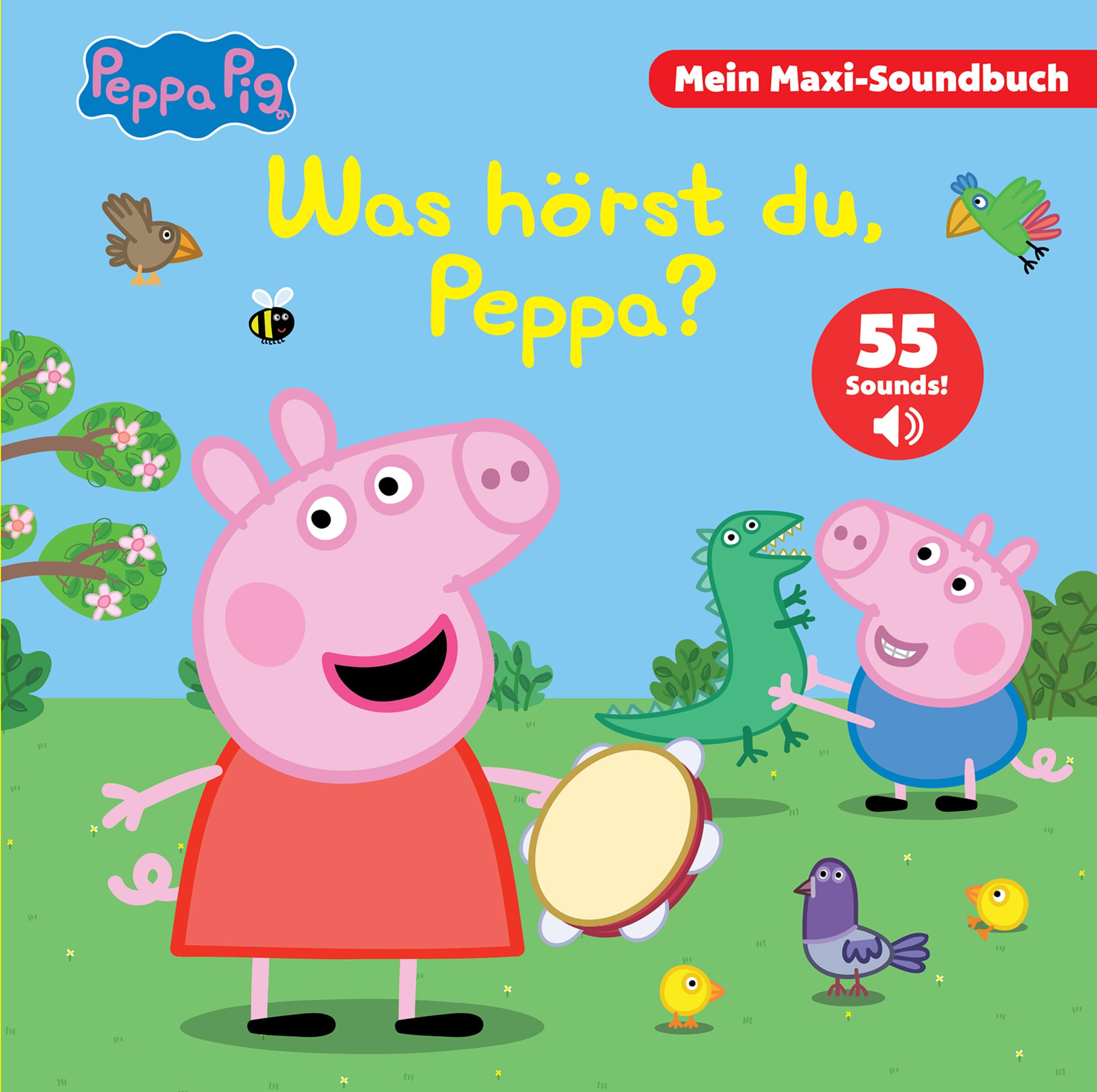 Pi Kids - Peppa Pig - Was hörst du, Peppa? - Mein Maxi-Soundbuch - 55 Sounds - Peppa Wutz - Preis vom 18.10.2026 19:22:15 h