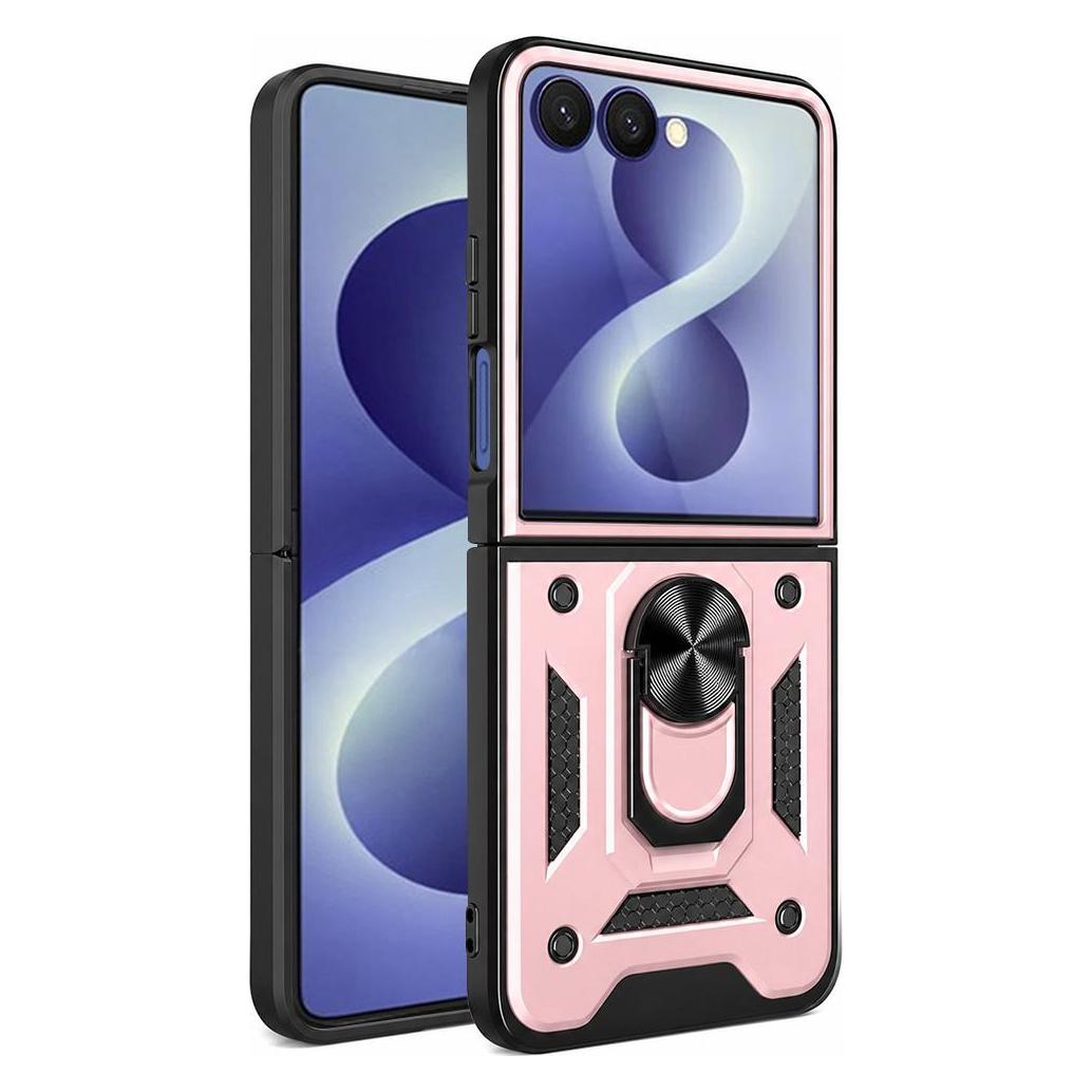Techsuit - CamShield Series - Samsung Galaxy Z Flip8 - Rose Gold (Samsung Galaxy Z Flip8) (71324674)