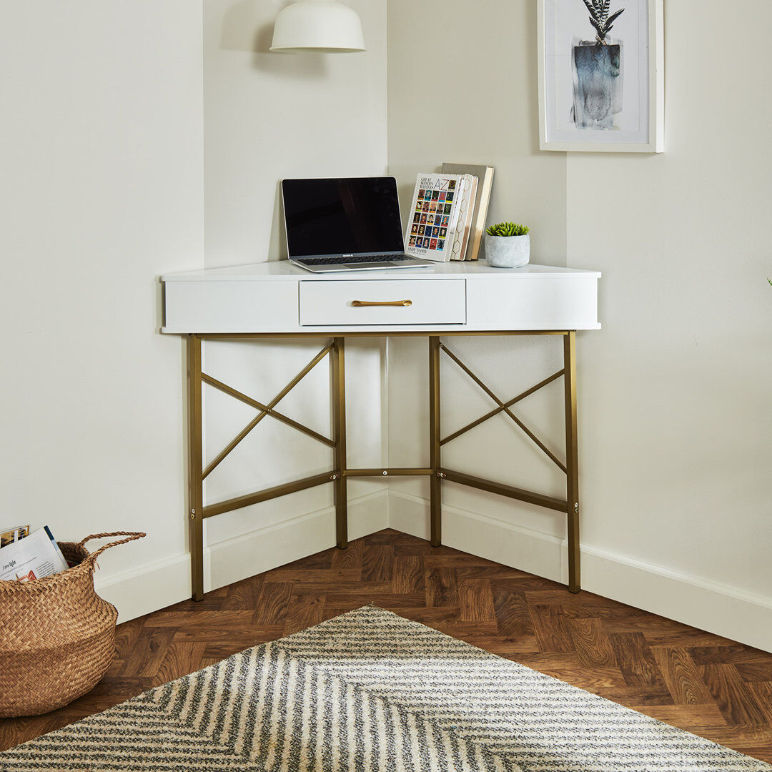 Fairmont Park Agna Writing Desk White