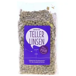 NurPuur Braune Teller-Linsen bio 500g
