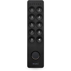 Nuki Fernbedienung Keypad 2, mit PIN & Fingerprint, Wandschalter, Bluetooth, App-fähig, für Smart Home