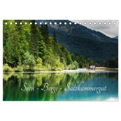 Seen - Berge - Salzkammergut (Tischkalender 2027 DIN A5 quer), CALVENDO Monatskalender