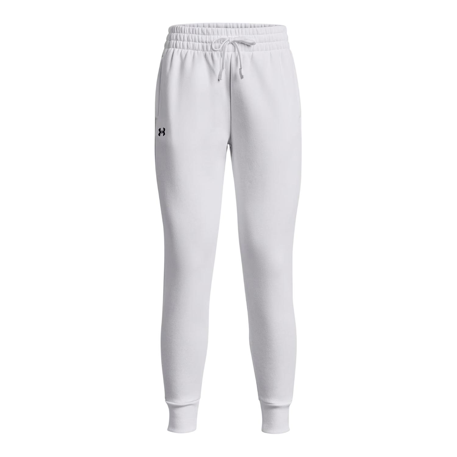 Under Armour Rival taps toelopende joggingbroek voor dames (Wit)