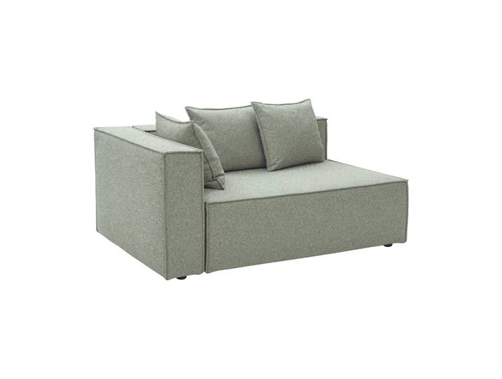 Brafab Muki bankmodule Sea green, rechter eindmodule