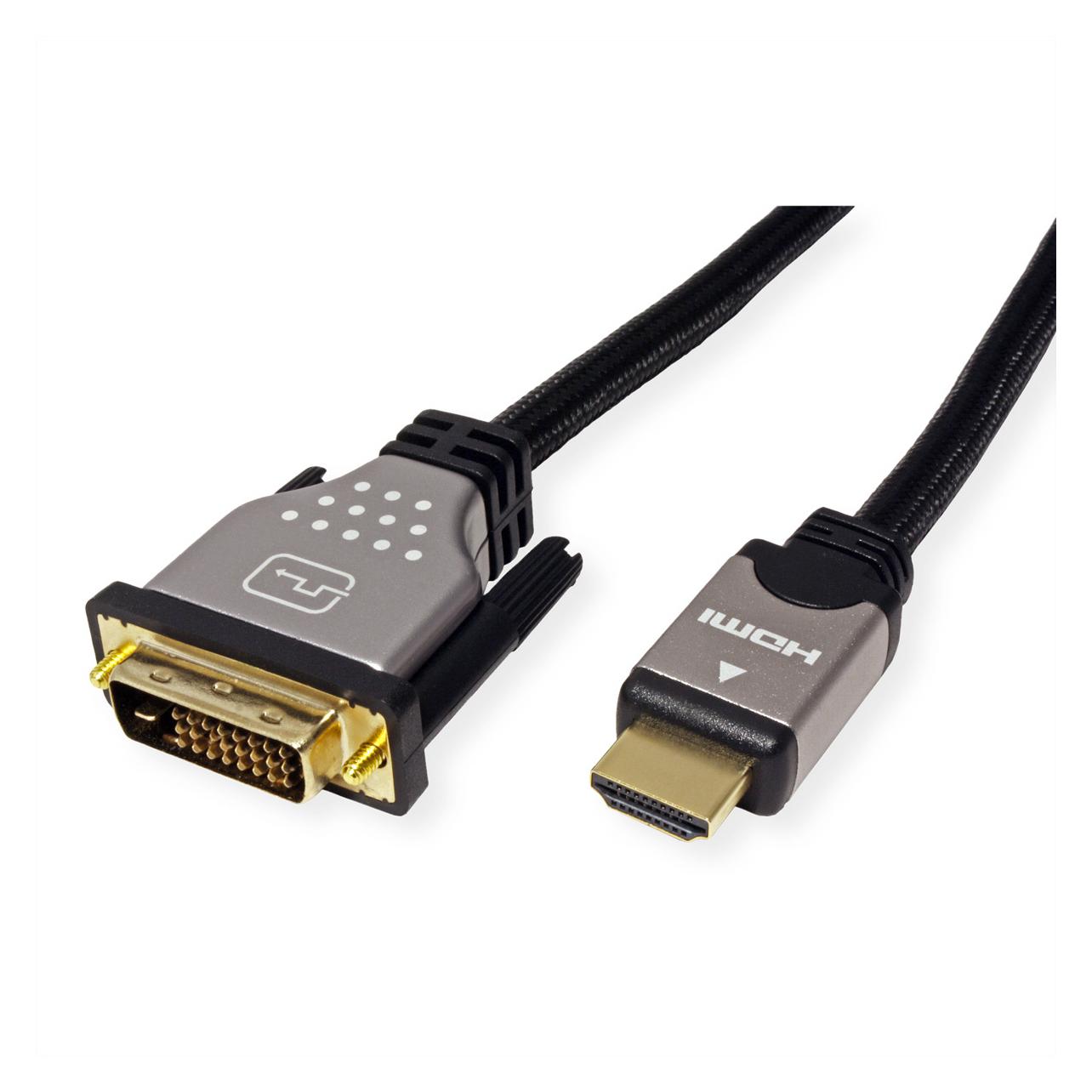 Roline DVI - HDMI (Typ A) (1.50 m) (11.04.5876)