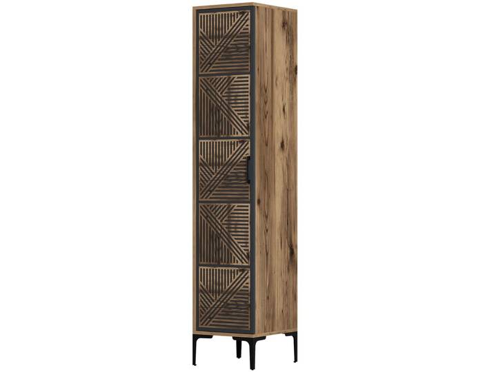 Kleiderschrank Walnuss 189cm - Material: Melamin - 237