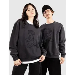 Ementa SB Big Ikon Crew Sweater black washed Gr. M