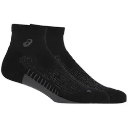 ASICS, Unisex, Sportsocken, PERFOR. QUARTER SOCK Unisex (43 - 46), Schwarz