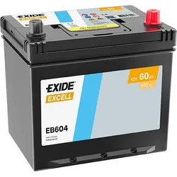 Exide EB604 Excell 12V 60Ah 480A Autobatterie