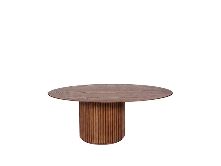Asplund Palais Ovale Couchtisch Esche teak gebeizt