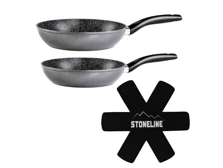 STONELINE® Pfannen-Set, 3-teilig, Anthrazit