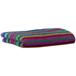 CAWÖ Gästetuch - C Life Style Stripes, Walkfrottier Multicolor / 30x50cm