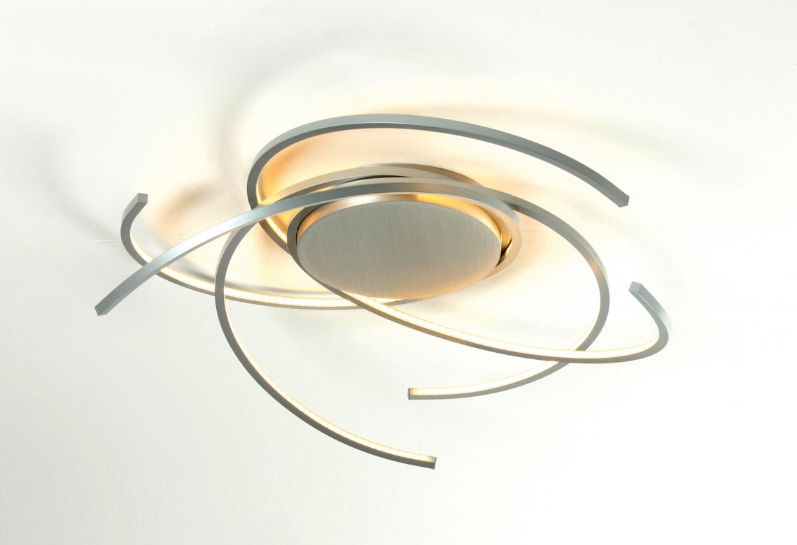 Escale LED-Deckenleuchte SPACE 55cm Alu 44380109 4011895432674