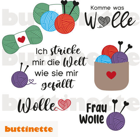 Plotterdatei "Wolle"