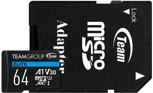 Team Group Tarjeta de memoria MicroSDXC 64GB (Clase 3) - GRUPO EQUIPO