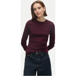 Slim-Fit Langarmshirt Violett XL