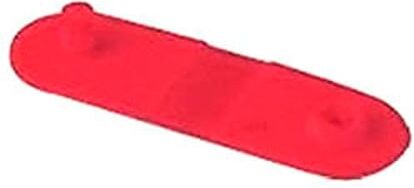 Zebra 97032 fecho clip pulseira cor vermelha
