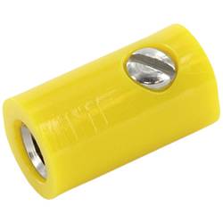 econ connect HOK25GE Miniatur-Rundsteckverbinder Kupplung, gerade Gelb 1 St. Bulk