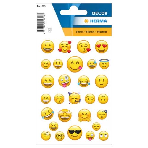 HERMA 87 Aufkleber Smiley