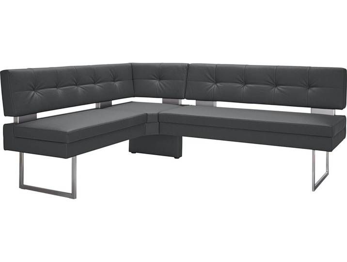 Dieter Knoll Eckbank LIMONE, dunkelgrau, Stoff
