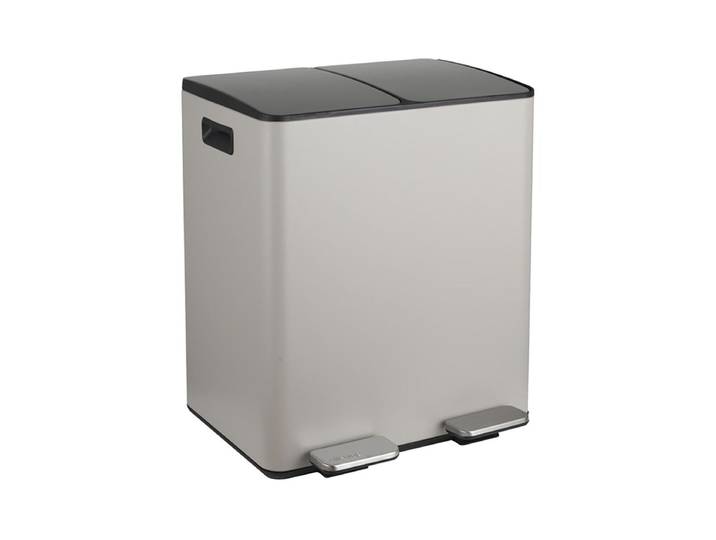 Spirella Aliya Abfallbehälter 2x20l Taupe