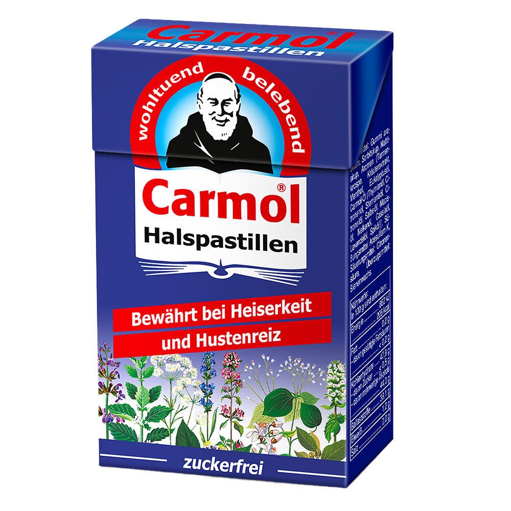 Carmol Halspastillen 45 g Pastillen