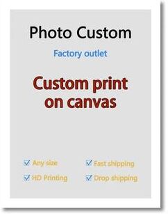 Uplift Picks Custom Canvas Print Personalized Photo Wall Art Large HD Poster canvas Only 70x120 Cm