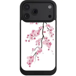 Nivocase Hülle für Apple iPhone 18 Pro Max Handyhülle NIVOcore Case Schwarz Asien Japan Kirschblüten (Apple iPhone 18 Pro Max), Smartphone Hülle, Schwarz
