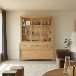 Heidi - Geschirrschrank aus massivem Eichenholz 160 cm