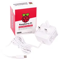 RPI PS 15W WT UK - Raspberry Pi - Netzteil, 5,1 V, 3,0 A, USB Type-C, UK-Stecker, w
