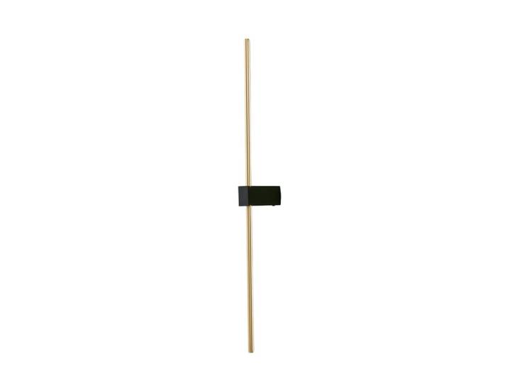 Applique en aluminium et silicone noir et doré cm