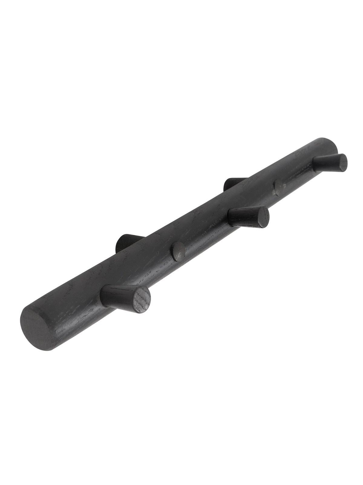 Home>it Smart oak coat rack - 3 pegs - black
