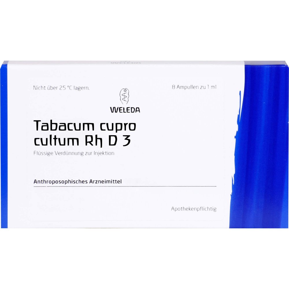 WELEDA AG Tabacum Cupro cultum Rh D3 Ampullen 01630855