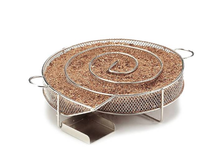 Krumble Barbecue smokerbox - Rond RVS