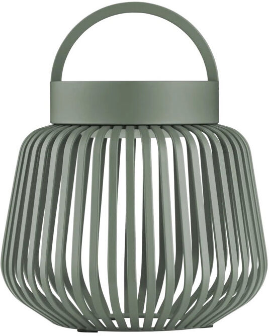 Blomus Steel Lamp Agave Green 12cm H x 13.5cm W x 13.5cm D