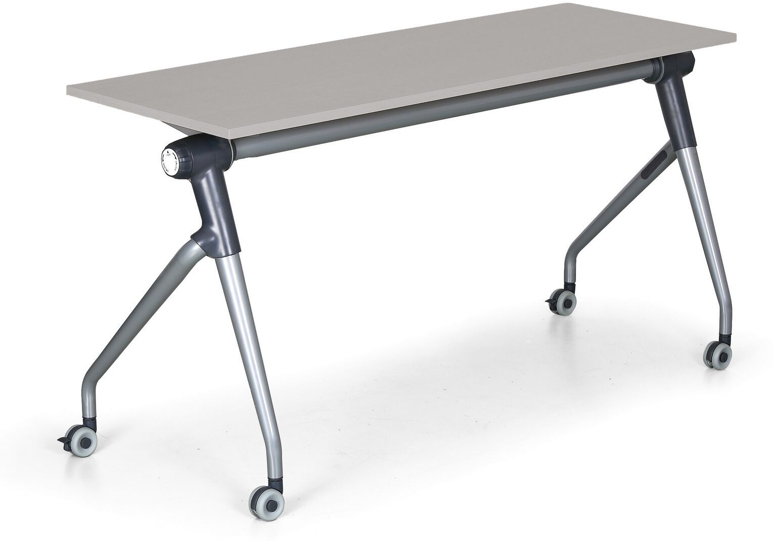 B2B Partner Klapptisch auf Rollen TRAINING PLUS, 145x45 cm, grau