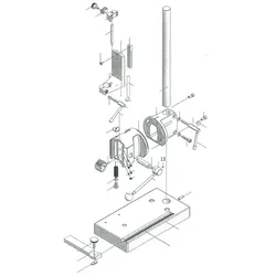 PROXXON 28600-13 Gewindestift für Bohrständer MB200