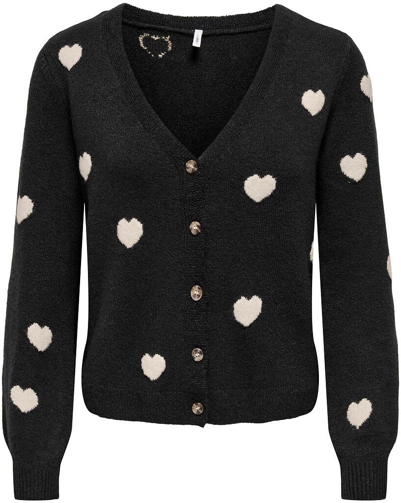 ONLY Gilet boutonné avec cœurs