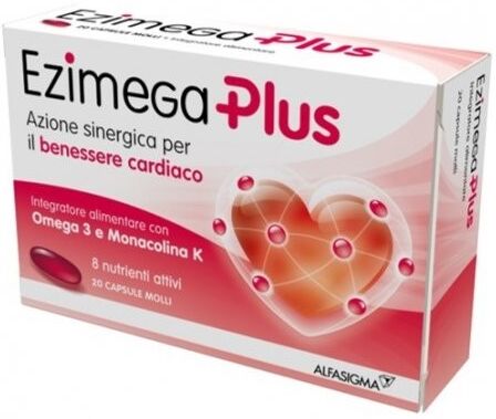 Alfasigma spa Biofutura Ezimega Plus integratore per colesterolo 20 capsule